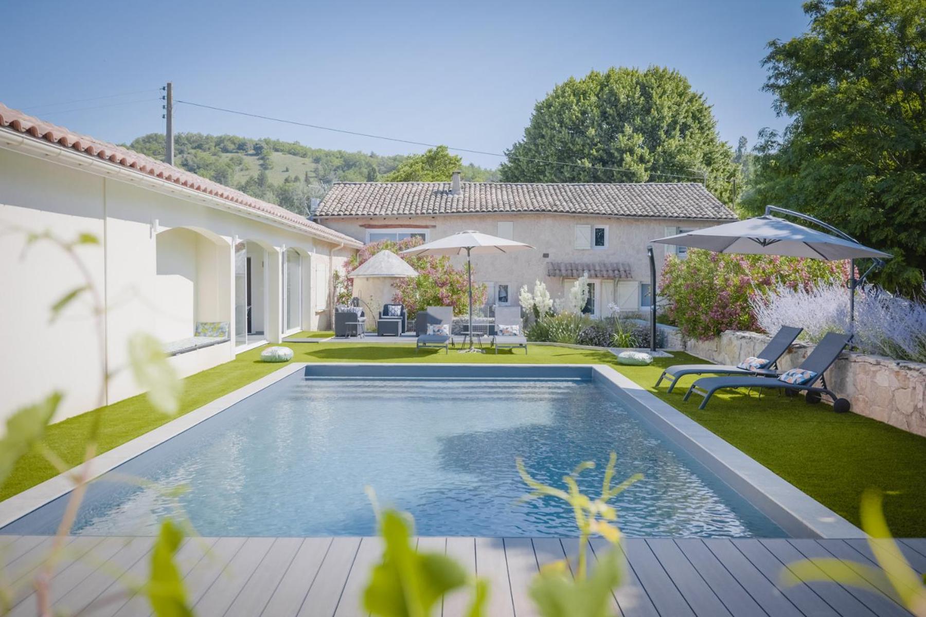 Mas De Chaufondes Bed & Breakfast Crest Bagian luar foto